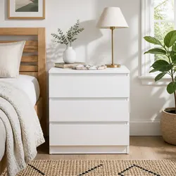 Reliable Bedside Table with Ample Storage Options
