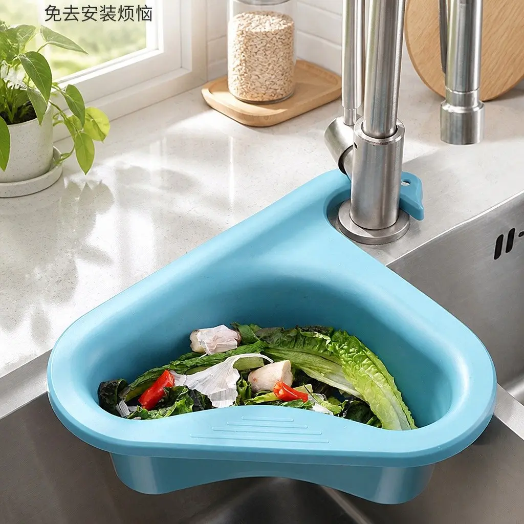 Fruit Vegetable Basket Drainage Non-Perforated Orange Size