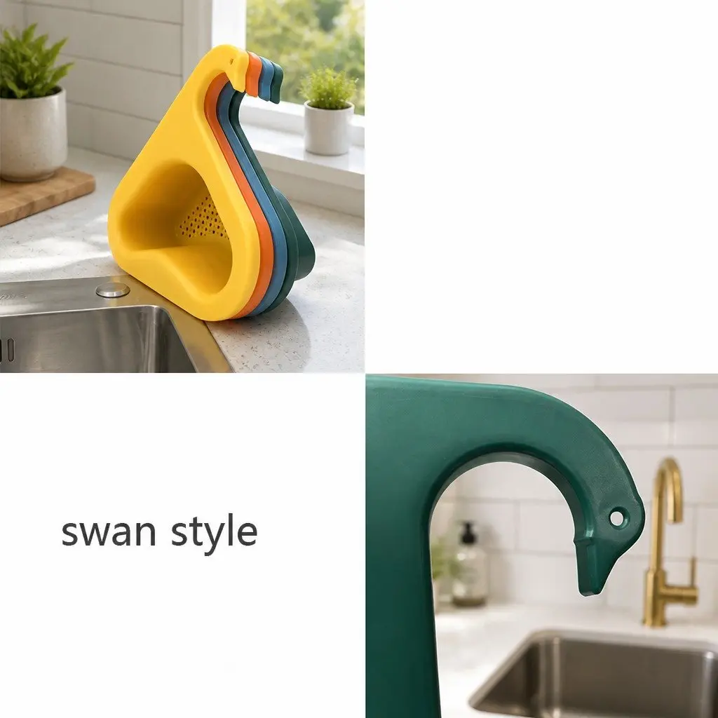 Fruit Vegetable Basket Drainage Non-Perforated Orange Size