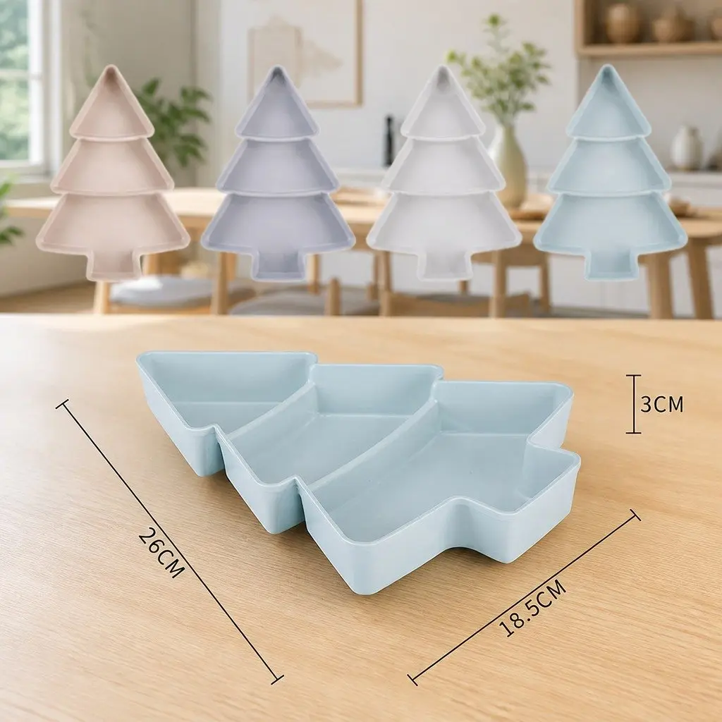 Small Fruit Tray Snack Plate 25.5 X 18.5cm Plastic Pink