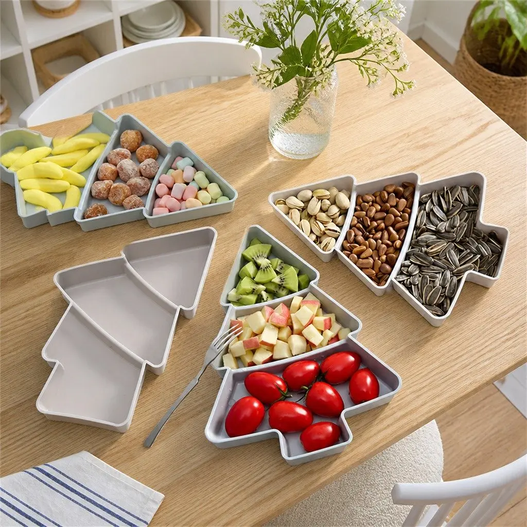 Small Fruit Tray Snack Plate 25.5 X 18.5cm Plastic Pink