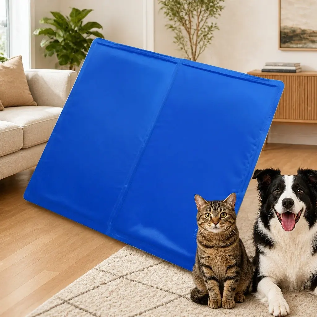 Pet Cooling Cushion Ice Pad Large Blue