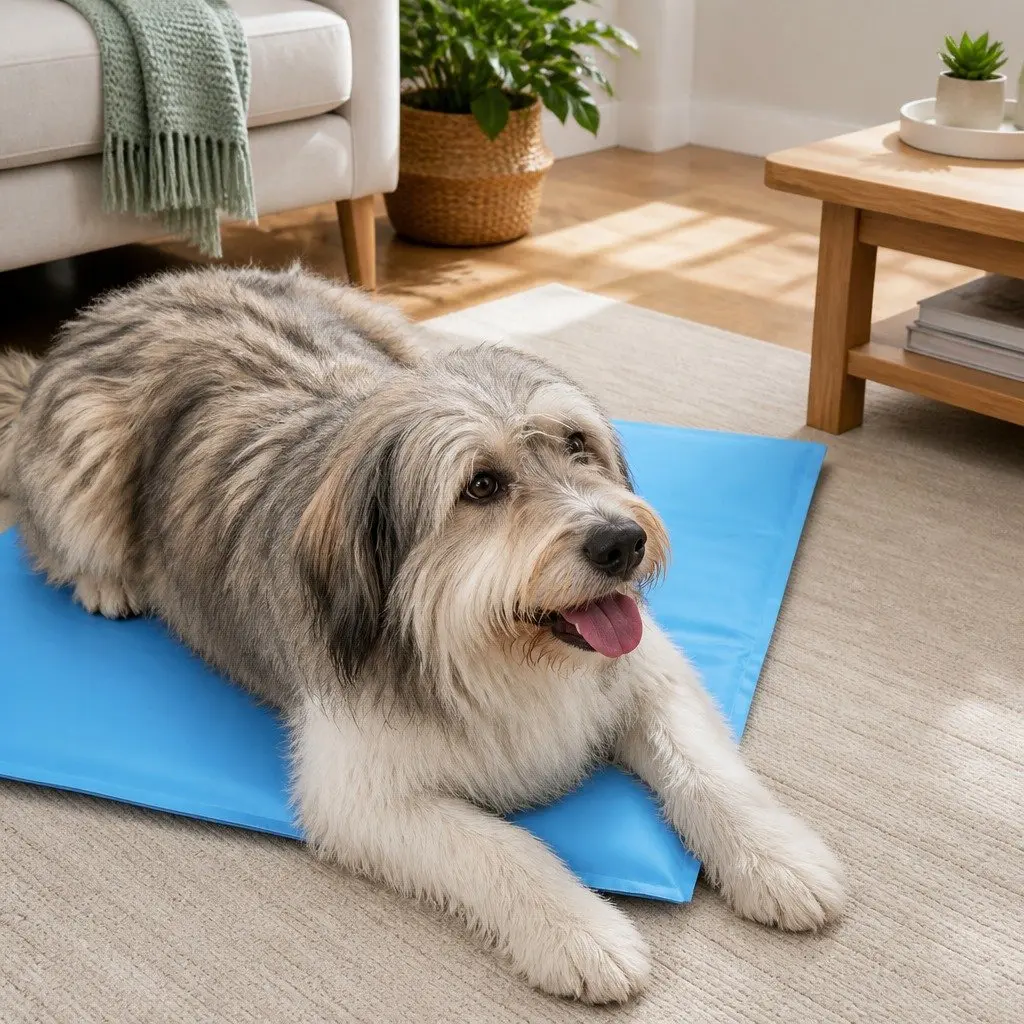 Pet Cooling Cushion Ice Pad Large Blue