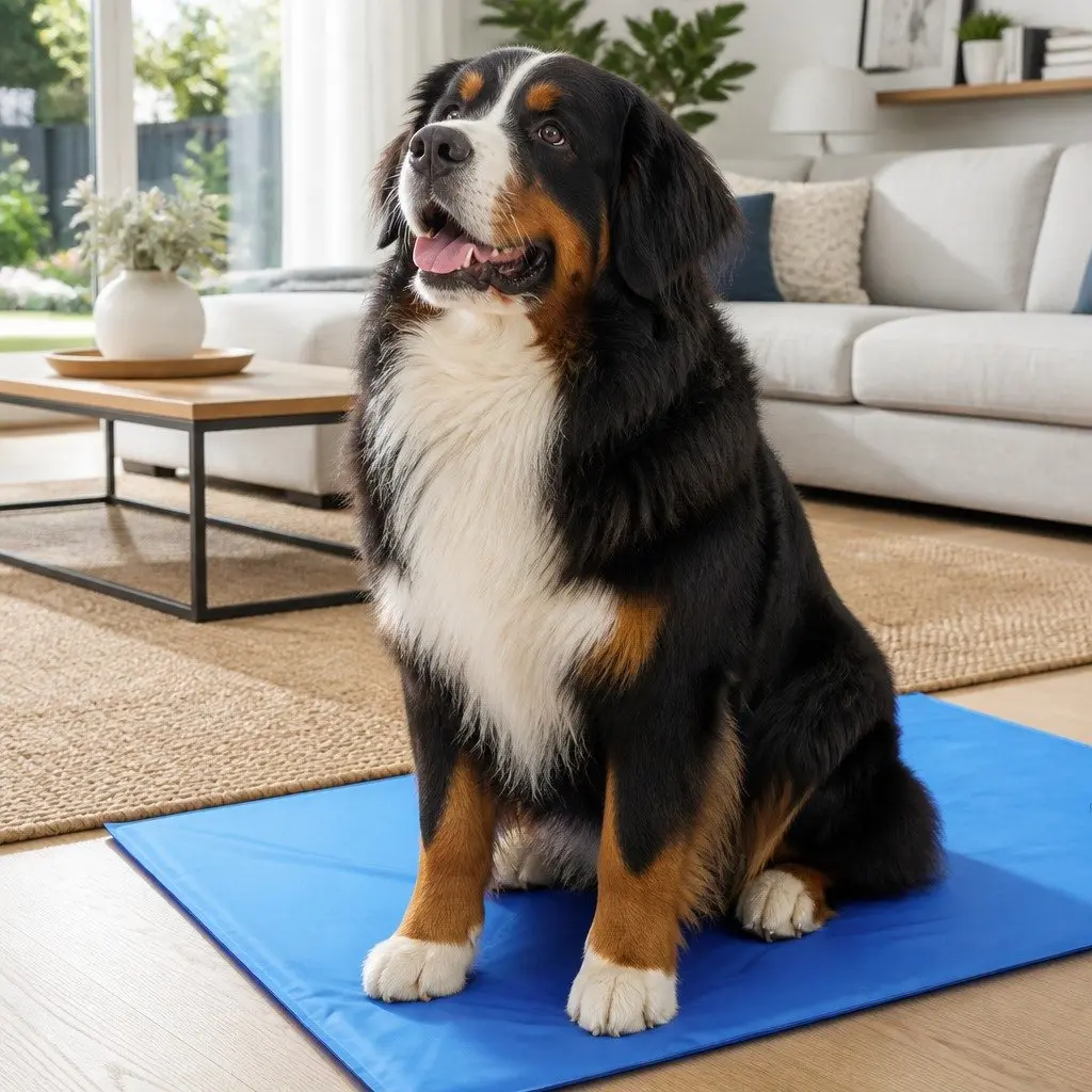 Pet Cooling Pad Summer 40cm x 30cm Blue