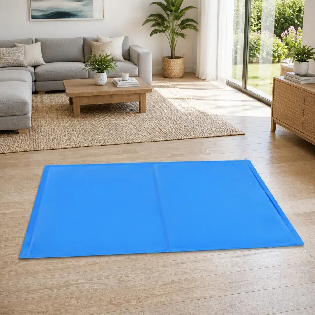 Pet Cooling Pad Summer 40cm x 30cm Blue