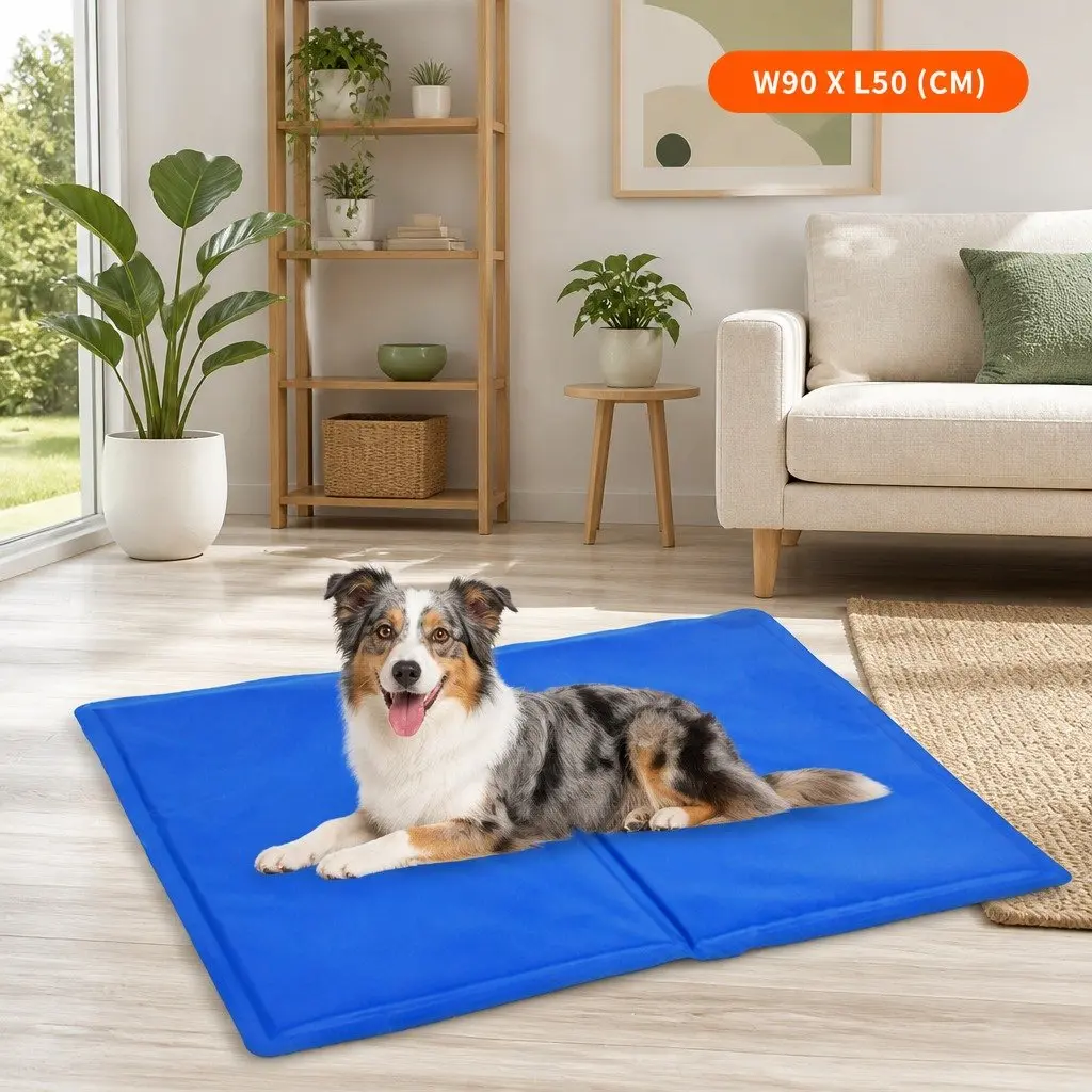 Pet Cooling Cushion Ice Mat XL Blue
