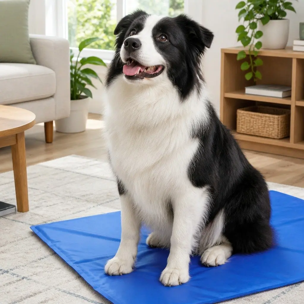 Pet Cooling Cushion Ice Mat XL Blue