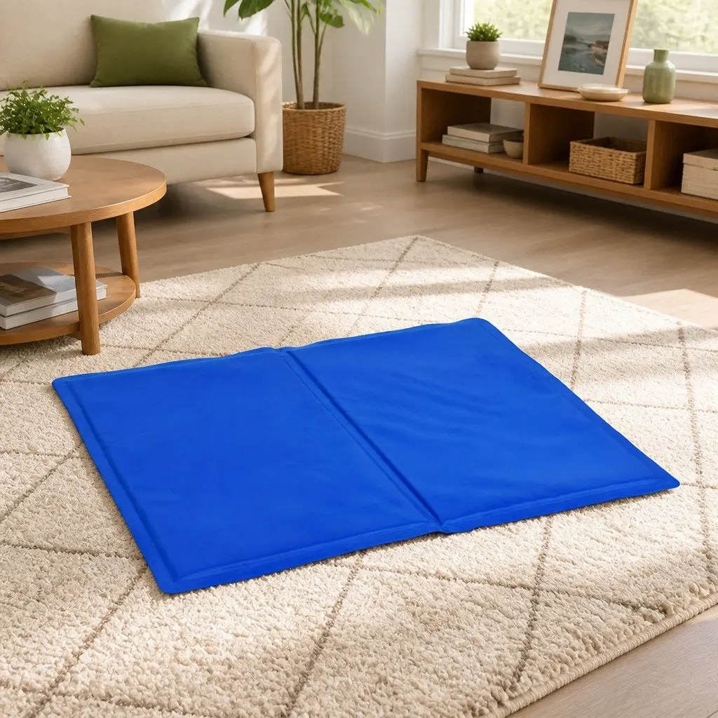 Pet Cooling Cushion Ice Mat XL Blue
