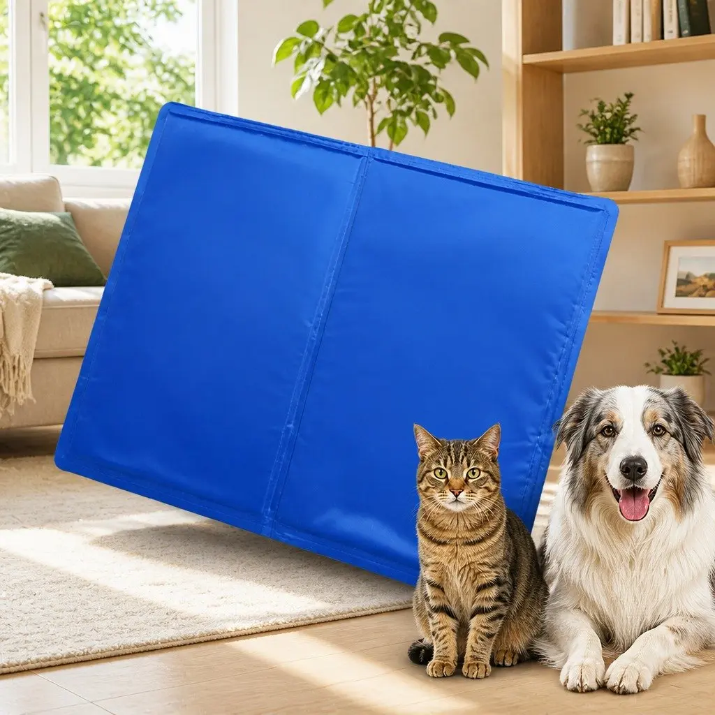 Pet Cooling Cushion Ice Mat XL Blue