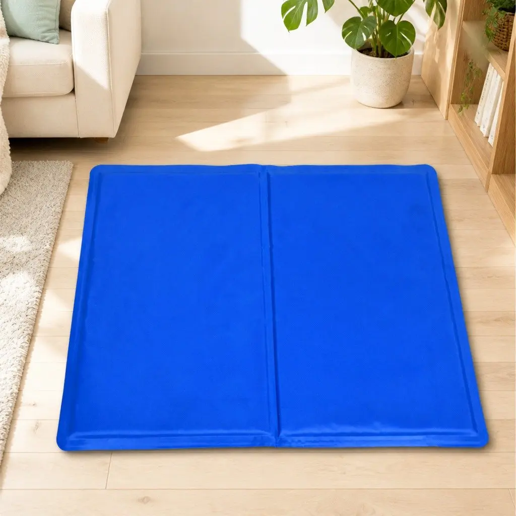 Pet Cooling Cushion Ice Mat XL Blue