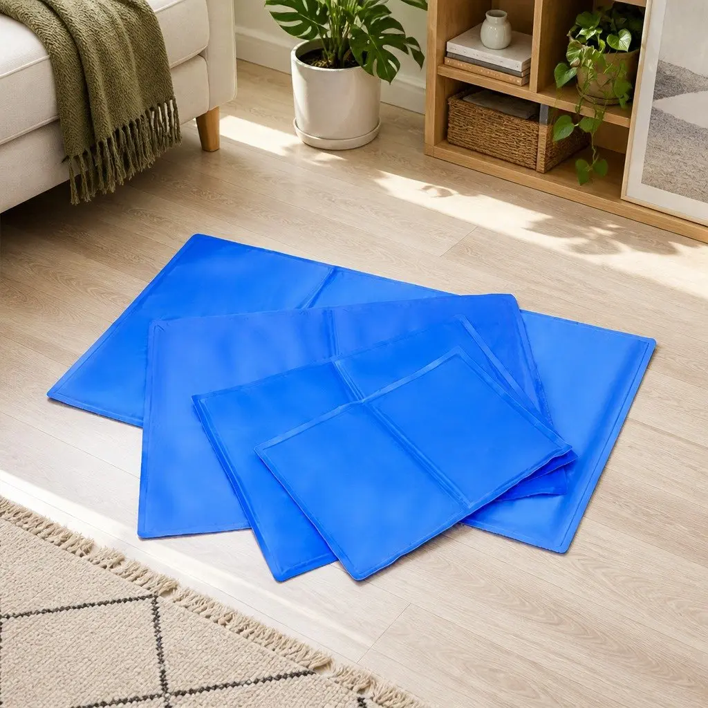 Pet Cooling Cushion Ice Mat XL Blue