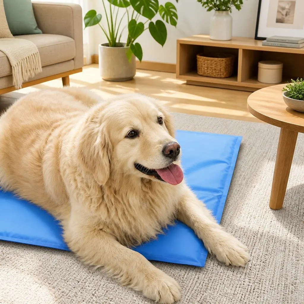 Pet Cooling Cushion Ice Mat XL Blue