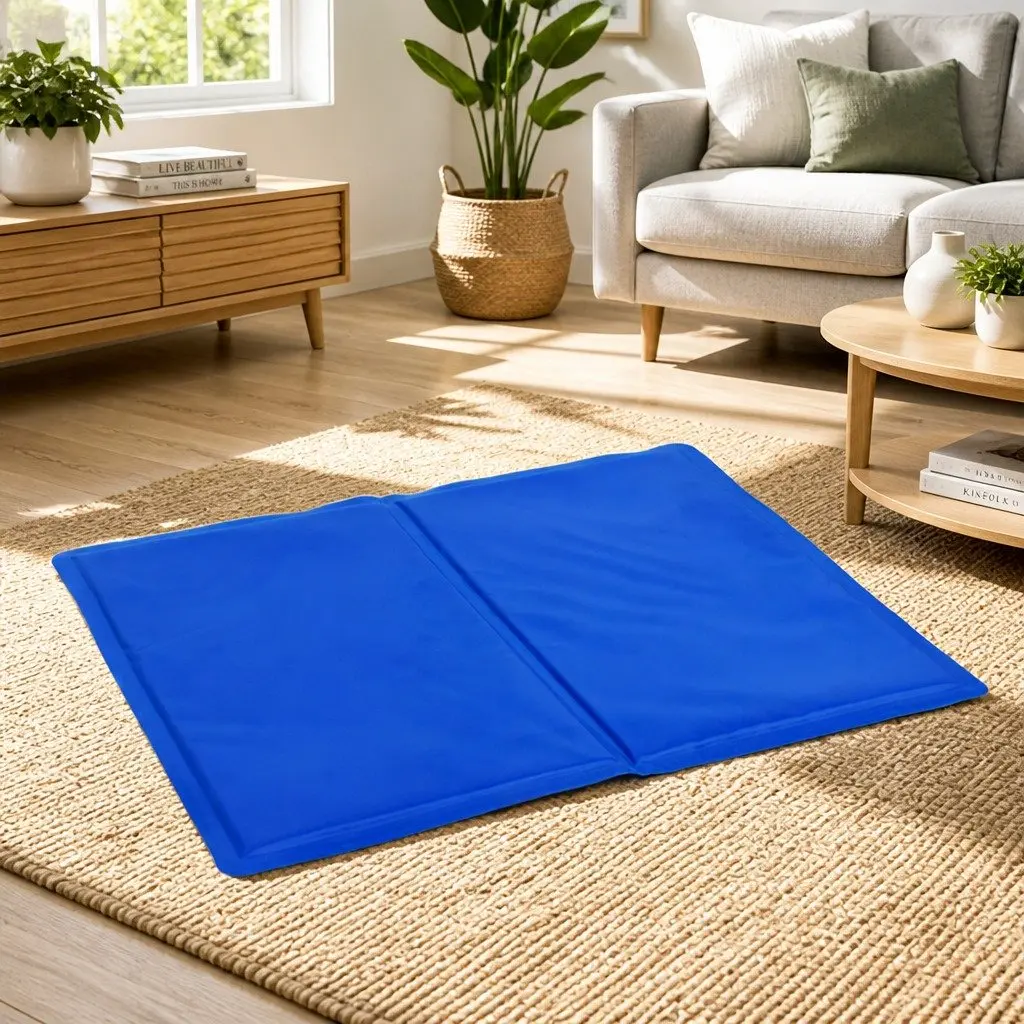 Pet Cooling Cushion Summer Comfort Pad XXL Blue