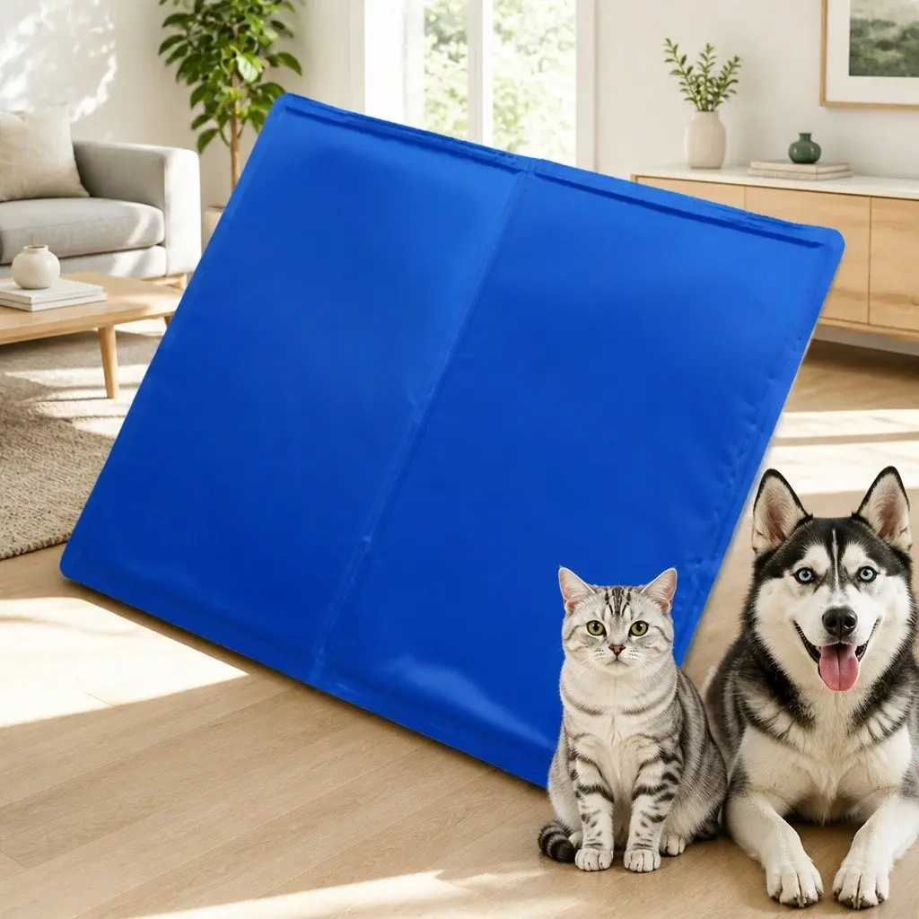 Pet Cooling Cushion Summer Comfort Pad XXL Blue