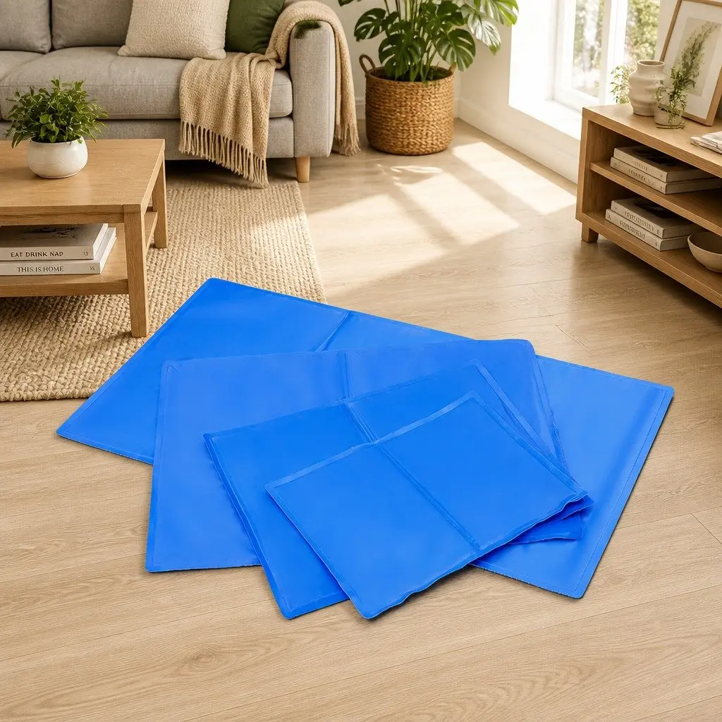 Pet Cooling Cushion Summer Comfort Pad XXL Blue