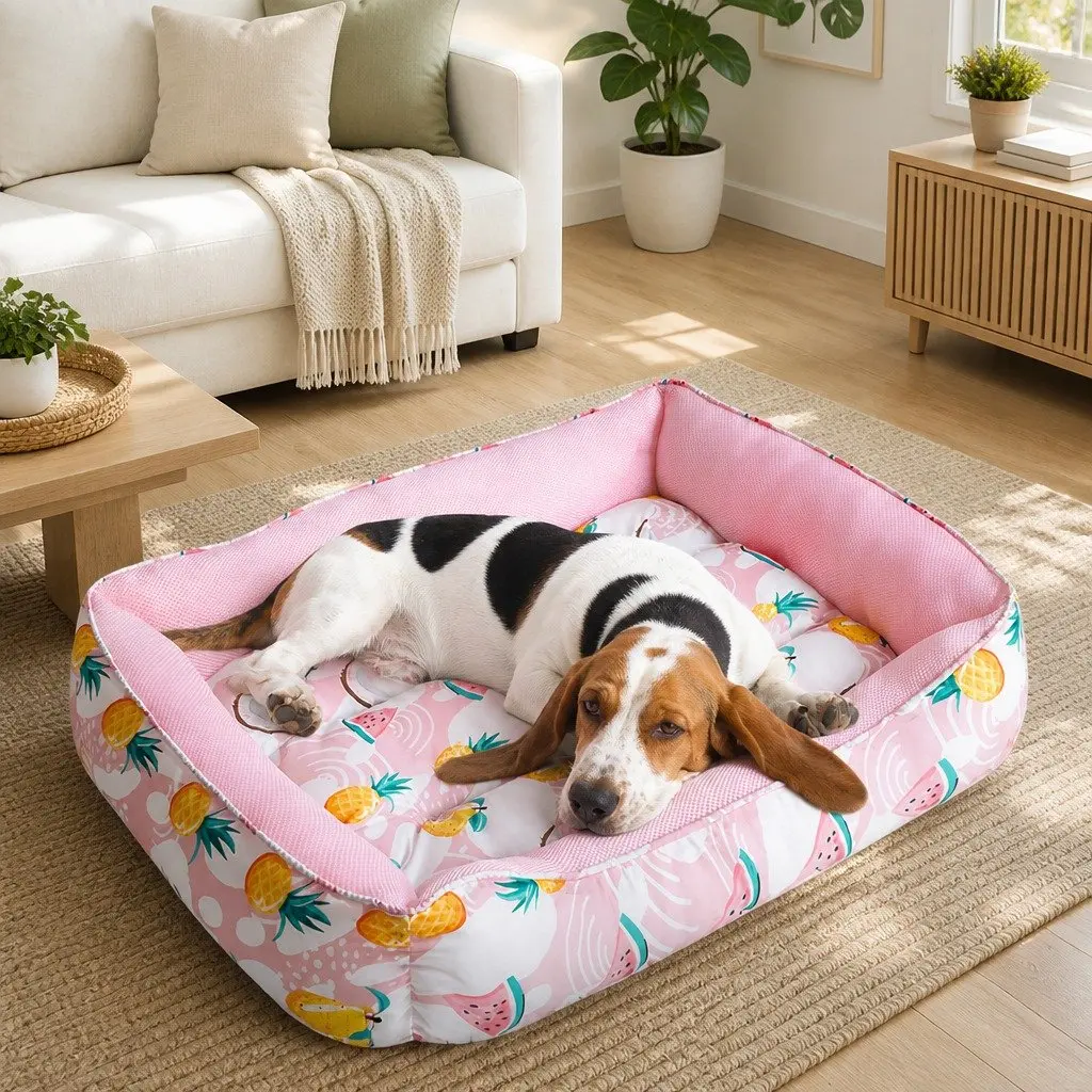 Dog Cooling Mat Summer Pad Large Pink