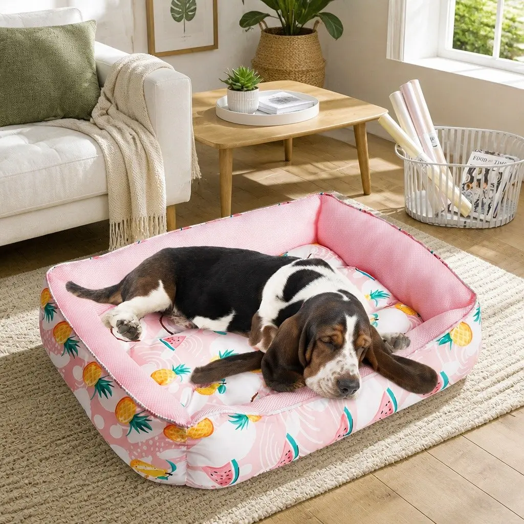 Dog Cooling Mat Summer Pad Large Pink