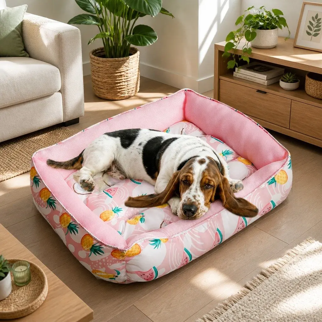 Dog Cooling Mat Summer Pad Large Pink