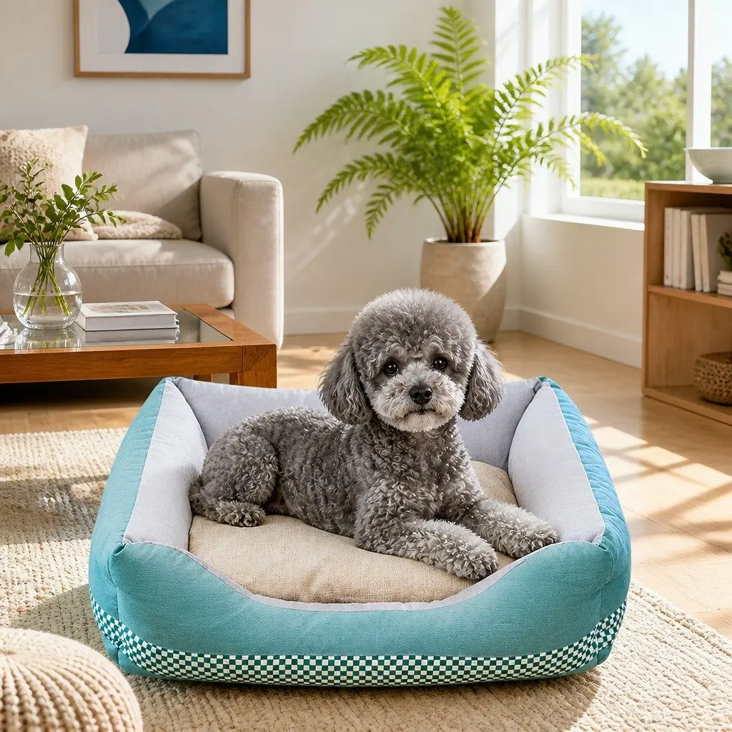 Dog Bed with Detachable Mat