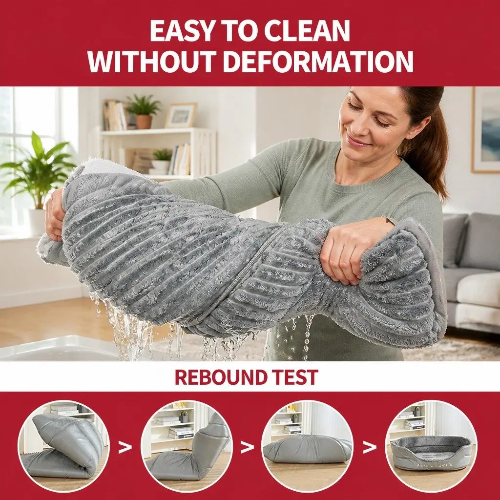 Pet Bed Cooling Mat for Dogs Cats 47x35x17cm Grey