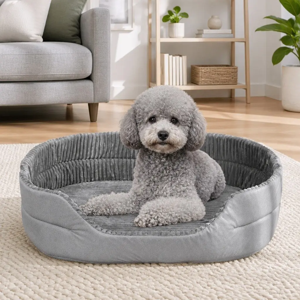 Pet Bed Cooling Mat for Dogs Cats 47x35x17cm Grey
