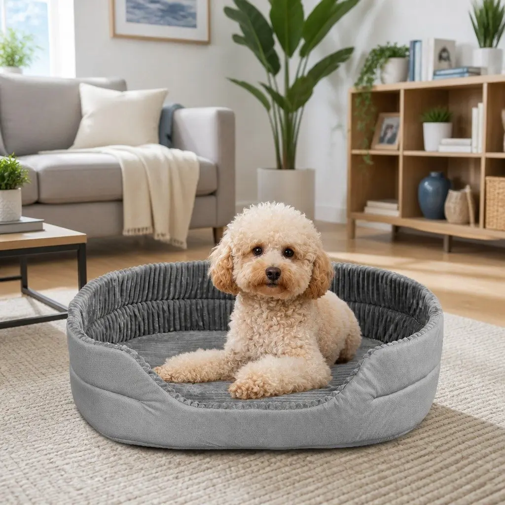 Pet Bed Cooling Mat for Dogs Cats 47x35x17cm Grey