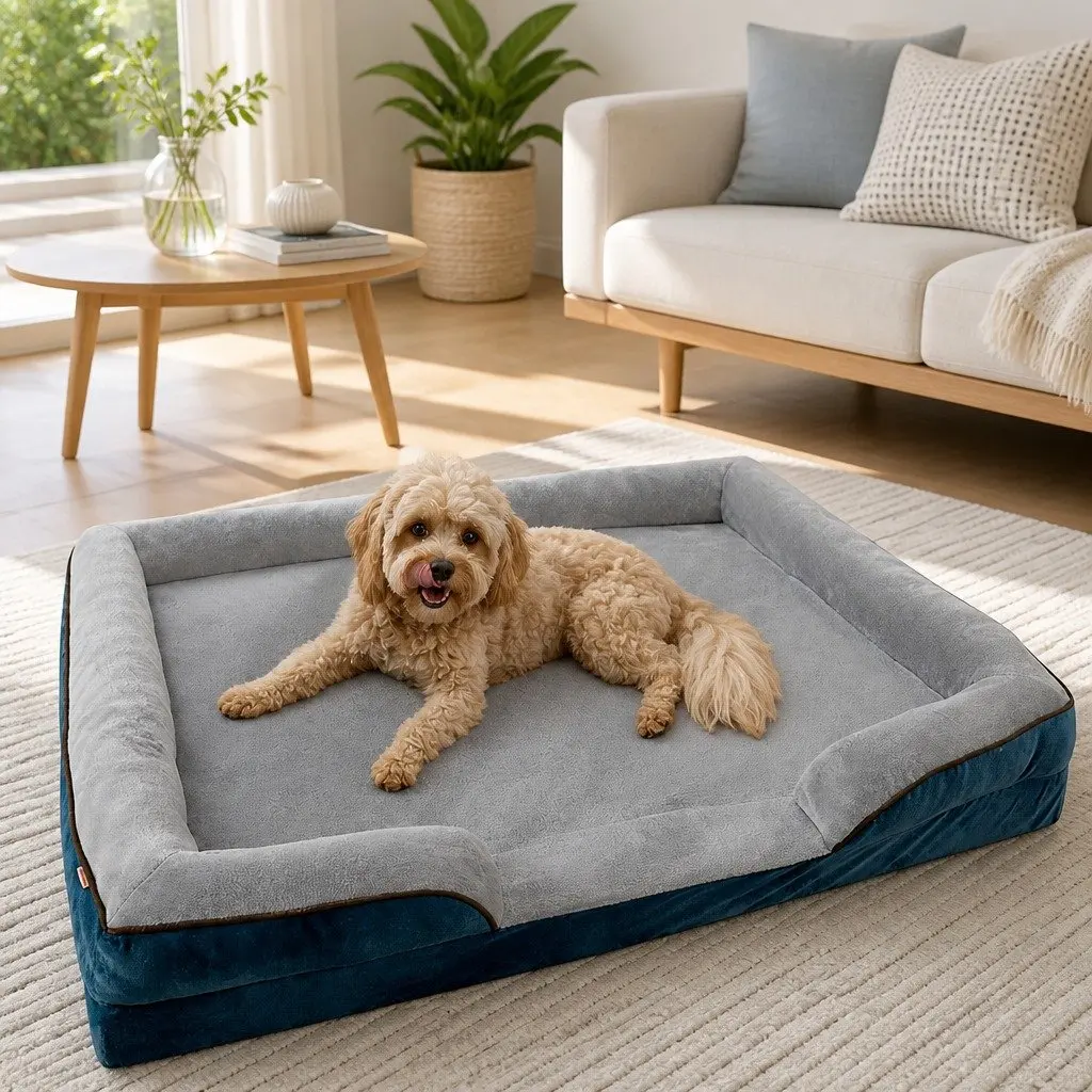 Grey Dog Sofa Bed for Pets
