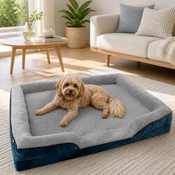 Comfortable Grey Dog Sofa Bed for Pets
