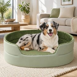 Reassuring Comfort with the Avocado 3D Pet Nest Bed