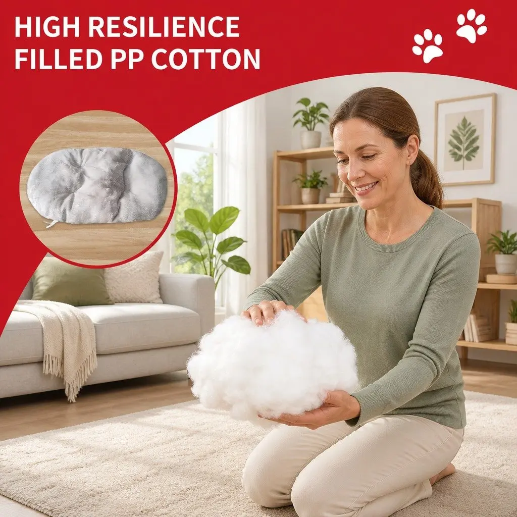 Large 3D Semi-Enclosed Pet Nest XL Striped Avocado Comfortable Cat Dog Bed