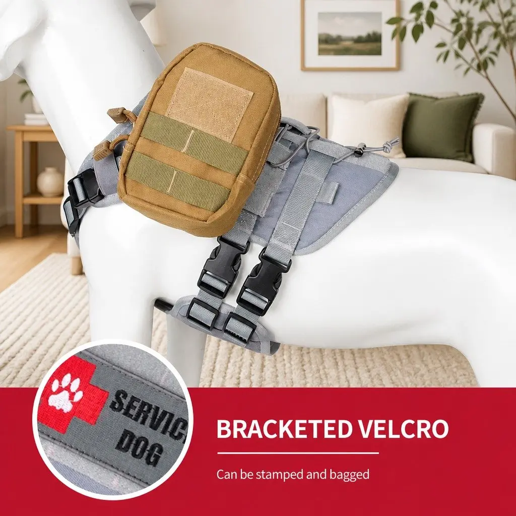 Small Dog Cat Vest Harness Leash Walking Grey S