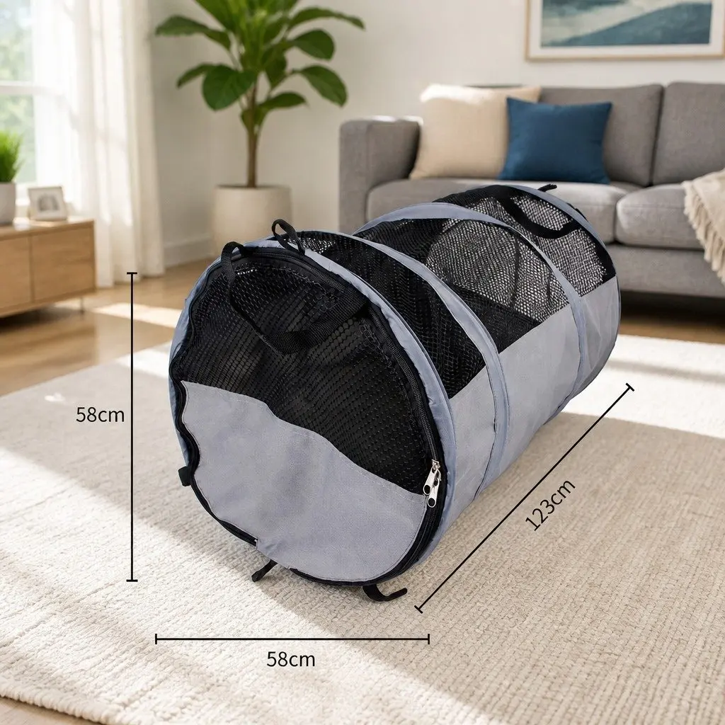 Foldable Pet Carrier for Comfort and Safety