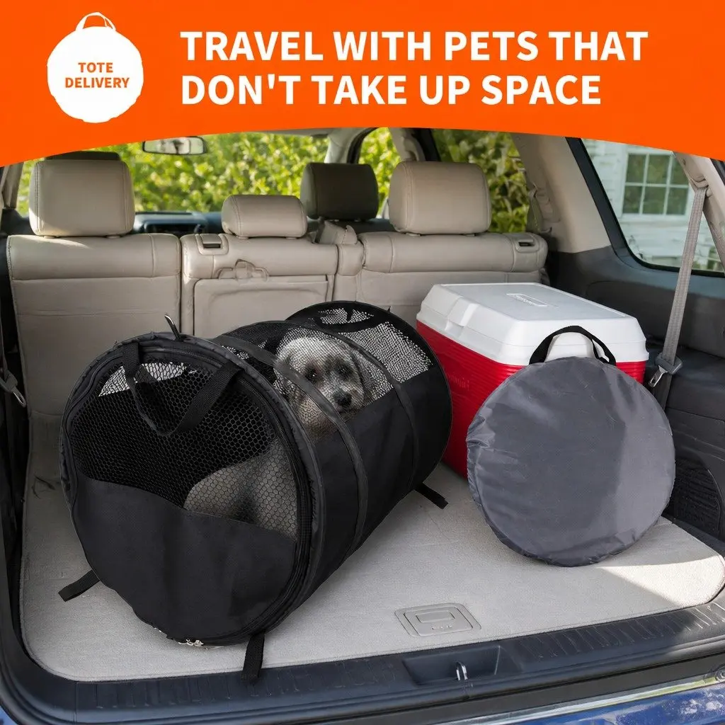 Foldable Pet Carrier for Comfort and Safety