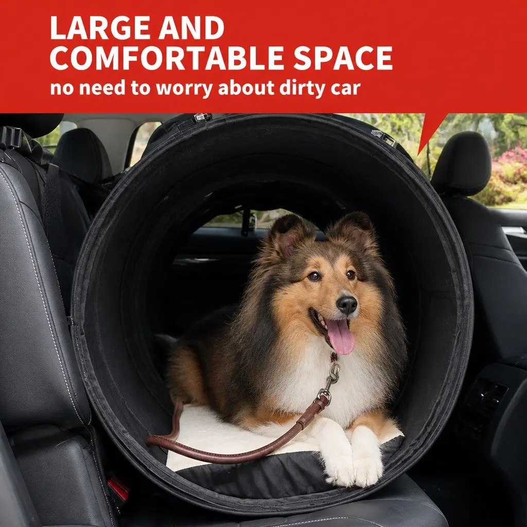 Foldable Pet Carrier for Comfort and Safety