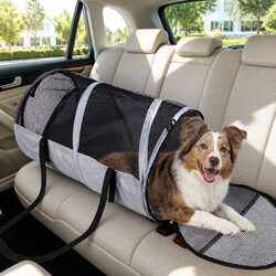 Comfortable and Reliable Pet Carrier Bag Gray