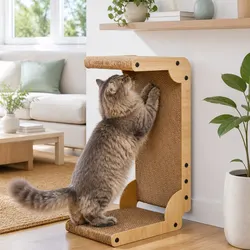 Warm and Reliable Vertical Cat Scratch Board Solution