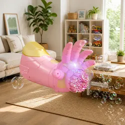 Easy-to-Use Bubble Machine for Safe Play