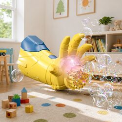 Reliable and Entertaining Automatic Bubble Machine for Kids
